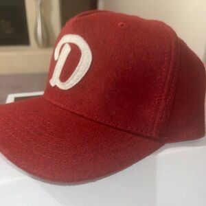 Dad Gang Maroon Wool Baseball Cap